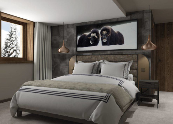 villa in Megève : Rent this 5 luxury bedrooms chalet in Mont d'arbors - Photo 5