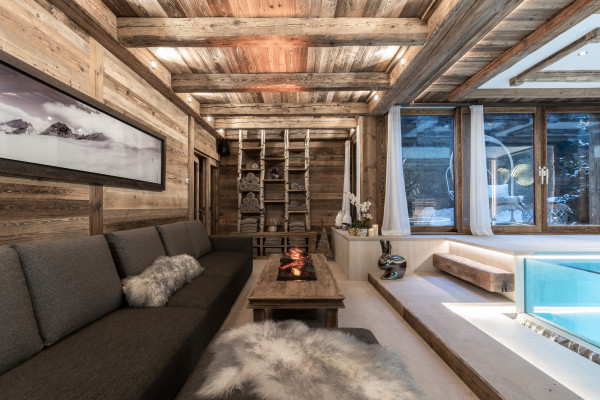 villa in Chamonix : Rent this luxurious chalet with indoor swimming pool with a high level of comfort. - Photo 19