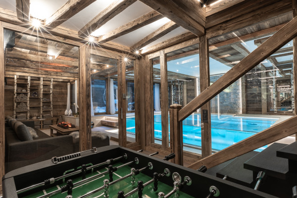 villa in Chamonix : Rent this luxurious chalet with indoor swimming pool with a high level of comfort. - Photo 18