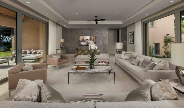 villa in St Tropez : Rent this luxurious 5 bedrooms villa with a direct access to the beach. - Photo 2