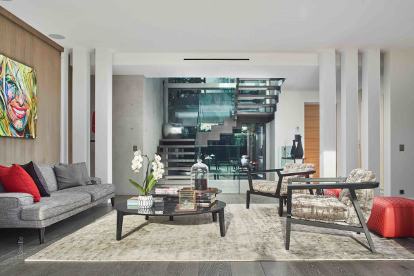 villa in Cap d'Antibes : Rent this modern villa with a lovely view on the roof top. - Photo 6