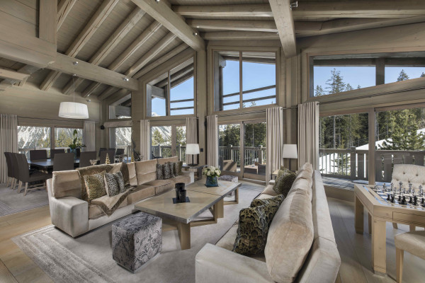 villa in Saint-Bon-Tarentaise : Rent this unique ski-in/ski-out  chalet location, with a panoramic view overlooking the valley. - Photo 2