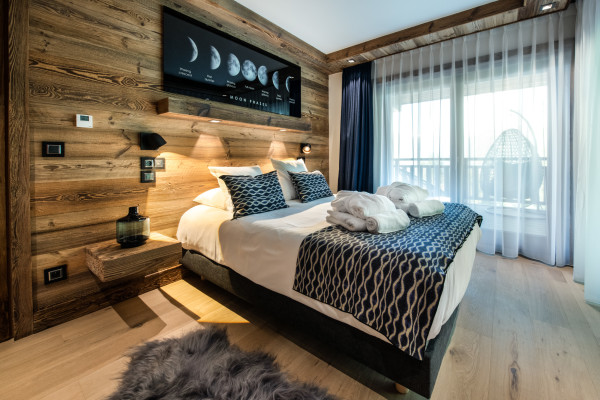villa in Courchevel : Rent this brand new chalet in Courchevel 1850 close to the slopes, with a lovely spa. - Photo 18