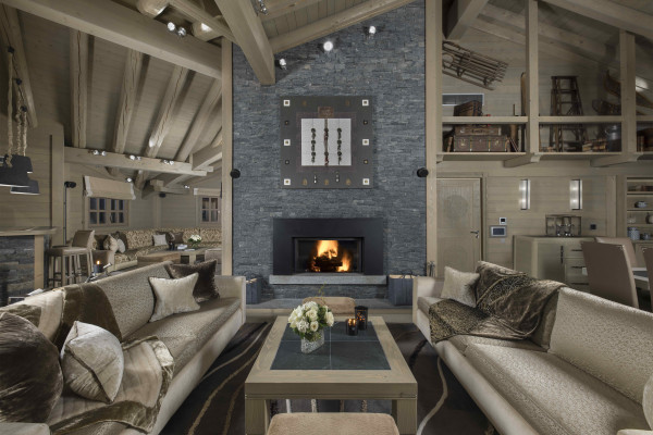 villa in Saint-Bon-Tarentaise : Rent this luxury and spacious chalet on the slopes in Courchevel 1850 - Photo 1
