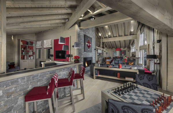 villa in Saint-Bon-Tarentaise : Rent this 5 bedrooms luxurious chalet on the slopes in Courchevel 1850 - Photo 2