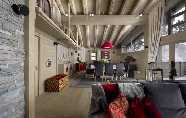 villa in Saint-Bon-Tarentaise : Rent this 5 bedrooms luxurious chalet on the slopes in Courchevel 1850 - Photo 4