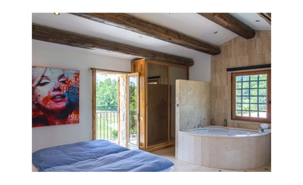 villa in Châteauneuf-Grasse : Rent wonderful newly renovated villa with private tennis court - Photo 8