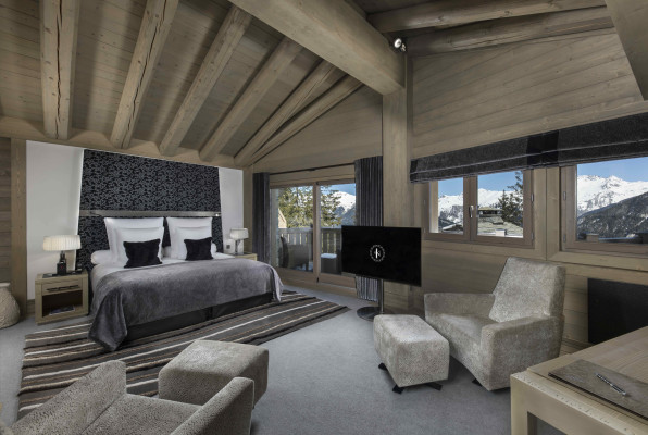 villa in Saint-Bon-Tarentaise : Rent this luxury and spacious chalet on the slopes in Courchevel 1850 - Photo 8