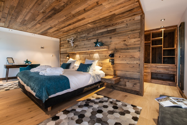 villa in Courchevel : Rent this brand new chalet in Courchevel 1850 close to the slopes, with a lovely spa. - Photo 16