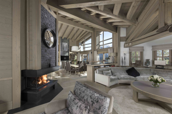 villa in Courchevel : Rent this ski in / Ski out Chalet on the Cospillot slopes for 12 guests. - Photo 3