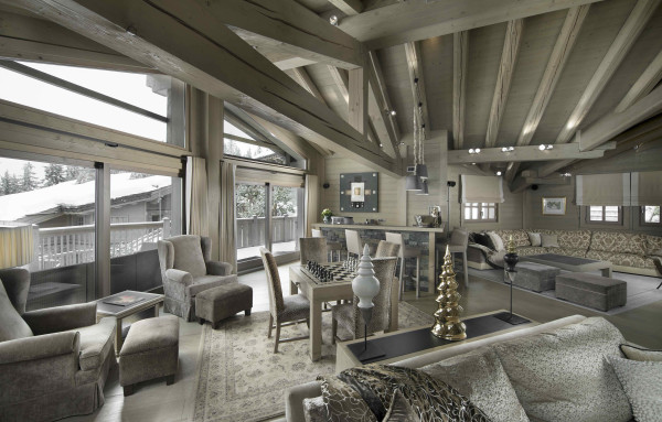 villa in Saint-Bon-Tarentaise : Rent this luxury and spacious chalet on the slopes in Courchevel 1850 - Photo 3