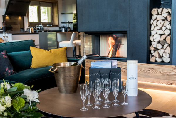 villa in Courchevel : Rent this brand new chalet in Courchevel 1850 close to the slopes, with a lovely spa. - Photo 22