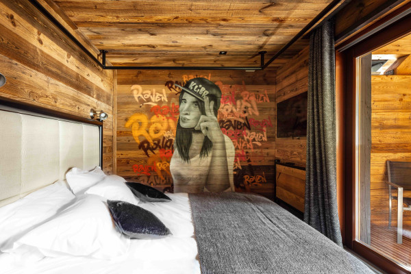villa in Tignes : Rent this luxurious chalet designed with graffiti street art - Photo 17