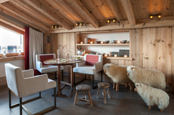 villa in Courchevel : Rent this ultimate luxury chalet of 6 ensuite bedrooms located in les Chenus. - Photo 5