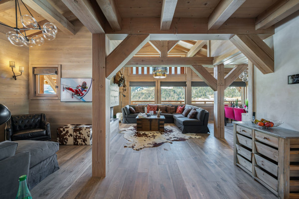 villa in Megeve : Rent this warm and welcoming chalet up to 10 guest in Megeve in the hamlet of Rochebrune - Photo 5
