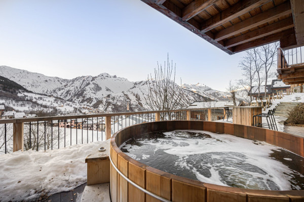 villa in St Martin de Belleville : Rent this ski in ski out chalet in St Martin de Belleville for 14 guests. - Photo 12