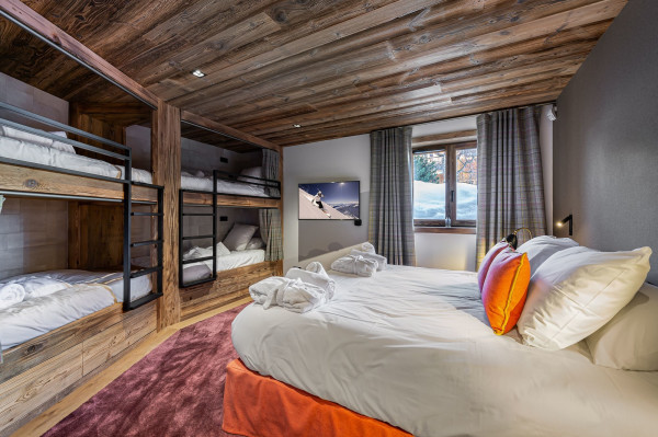 villa in Courchevel : Rent this brand new chalet in Courchevel Village for 14 guests. - Photo 6