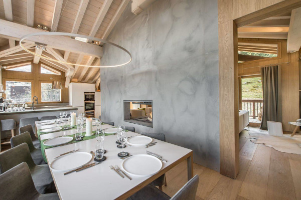 villa in Courchevel : Rent this beautiful new modern chalet in Courchevel Village for 11 guests. - Photo 8