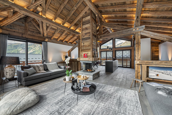 villa in St Martin de Belleville : Rent this renovated barn for 10 guest in Villarabout. - Photo 4