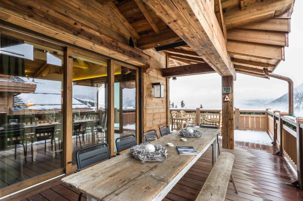 villa in Courchevel : Rent this 6 bedroom chalet with a panoramic view of the peaks of Bellecôte glacier - Photo 29
