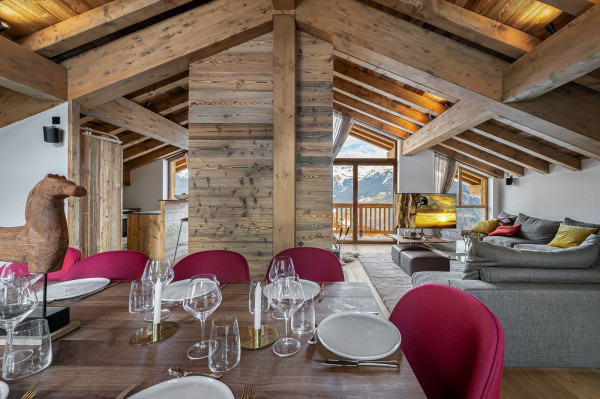 villa in Courchevel : Rent this brand new chalet in Courchevel Village for 14 guests. - Photo 11
