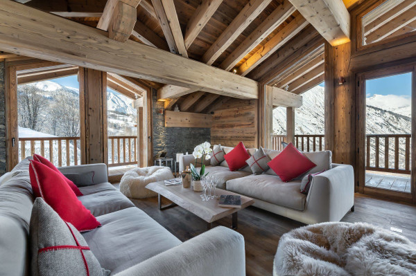 villa in St Martin de Belleville : Rent this modern chalet located in St Martin de Belleville with an indoor swimming pool - Photo 5