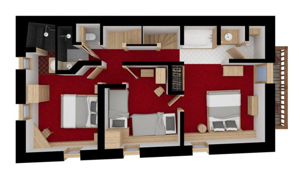 villa in Meribel : Rent this cozy chalet for 12 guests with Sauna and Jacuzzi in Méribel Le Raffort - Photo 19