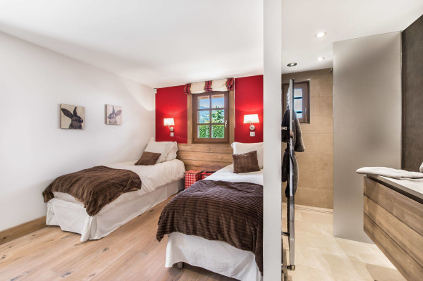 villa in Megeve : Rent this charming chalet fully renovated with contemporary decoration, 70m from the slopes in Princess area. - Photo 11