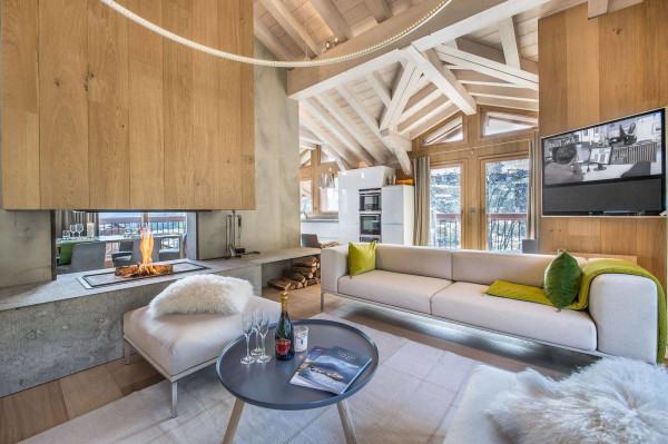 villa in Courchevel : Rent this beautiful new modern chalet in Courchevel Village for 11 guests. - Photo 10