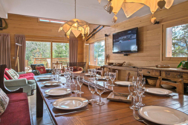 villa in Meribel : Rent this authentic family Savoyard chalet at few minutes walk form the center. - Photo 4