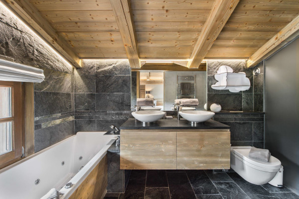 villa in Megeve : Rent this charming chalet fully renovated with contemporary decoration, 70m from the slopes in Princess area. - Photo 7