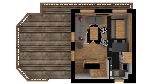 villa in Courchevel : Rent this authentic family Savoyard chalet in Les Chenus. - Photo 19