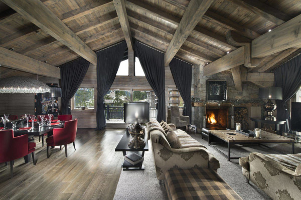 villa in Courchevel : Rent one of the most luxury chalet in Courchevel fully catered. - Photo 5