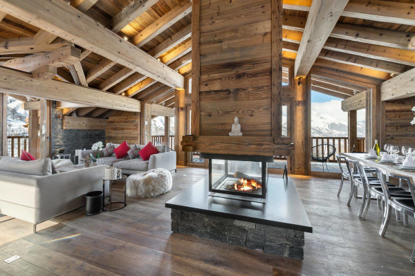 villa in St Martin de Belleville : Rent this modern chalet located in St Martin de Belleville with an indoor swimming pool - Photo 4