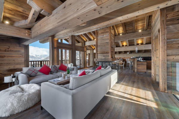 villa in St Martin de Belleville : Rent this modern chalet located in St Martin de Belleville with an indoor swimming pool - Photo 2