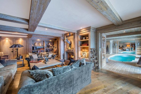 villa in Meribel : Rent one of the most luxurious chalet of Méribel with a wellness area, indoor pool for 15 guests. - Photo 5