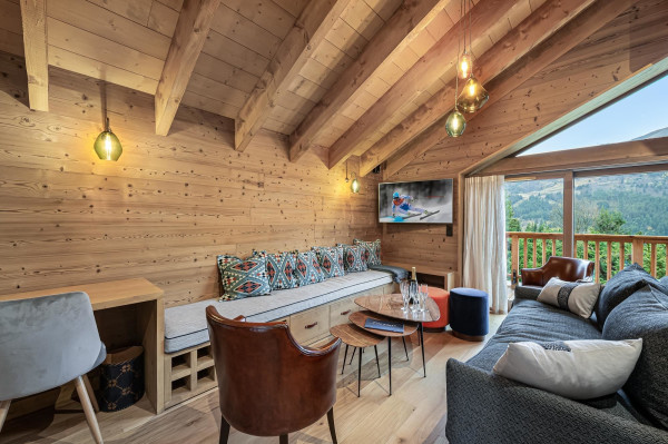 villa in Meribel : Rent this new built chalet in the Plateau of Méribel with a gorgeous view for 12 guests. - Photo 7