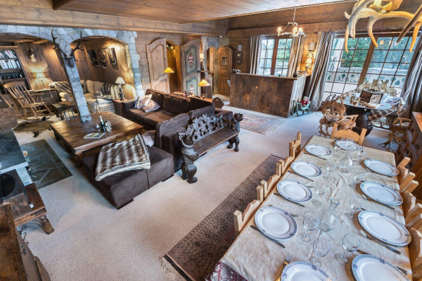 villa in Meribel : Rent this traditional and warm Savoyard chalet up to 14 guests in Musillon. - Photo 8