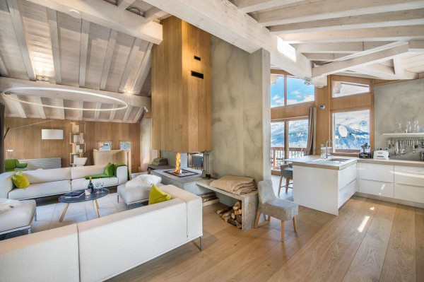 villa in Courchevel : Rent this beautiful new modern chalet in Courchevel Village for 11 guests. - Photo 9