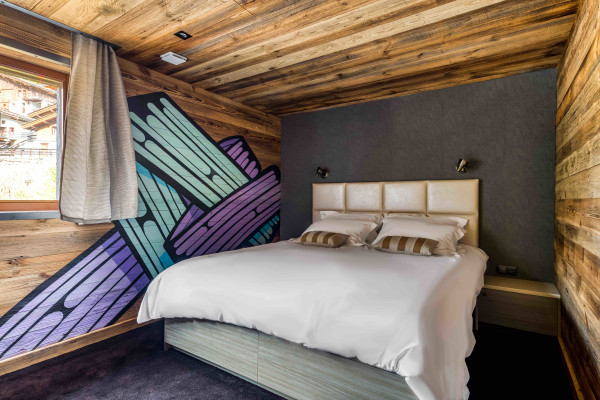 villa in Tignes : Rent this luxurious chalet designed with graffiti street art - Photo 15