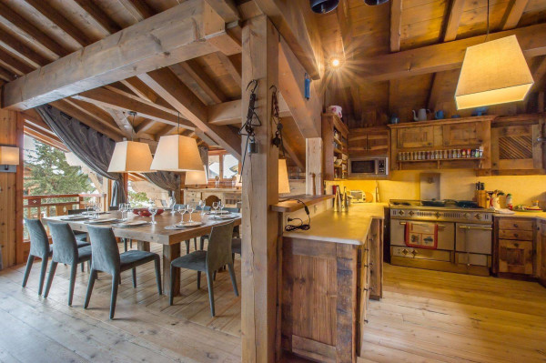 villa in Courchevel : Rent this family chalet with 4 bedrooms in Les Chenus - Photo 5