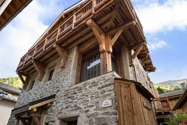 villa in St Martin de Belleville : Rent this renovated barn for 10 guest in Villarabout. - Photo 23