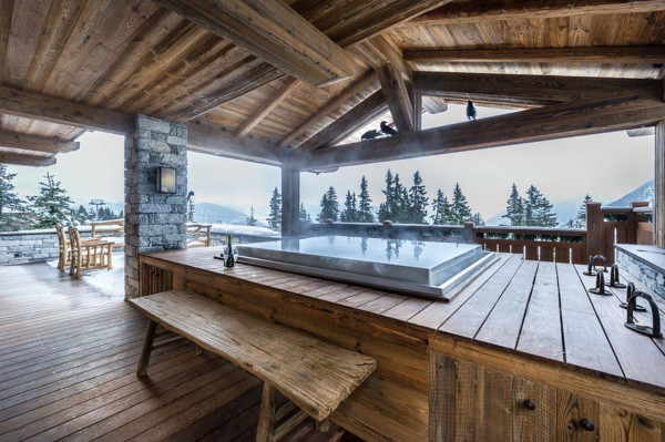 villa in Courchevel : Rent this 6 bedroom chalet with a panoramic view of the peaks of Bellecôte glacier - Photo 19