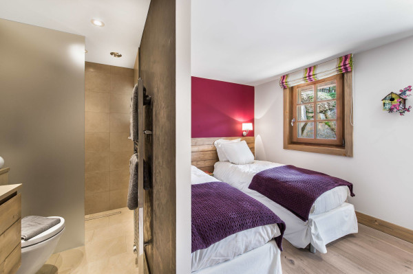 villa in Megeve : Rent this charming chalet fully renovated with contemporary decoration, 70m from the slopes in Princess area. - Photo 10