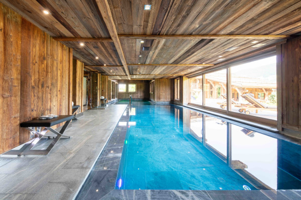 villa in Megeve : Rent exceptional Chalet with view of Mont Blanc - Photo 21