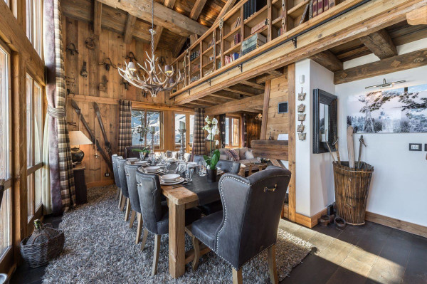 villa in Courchevel : Rent this mountain chalet in Courchevel 1550 - Photo 3