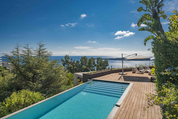 villa in Cannes : Rent beautiful 4 bedrooms with sea view - Photo 22