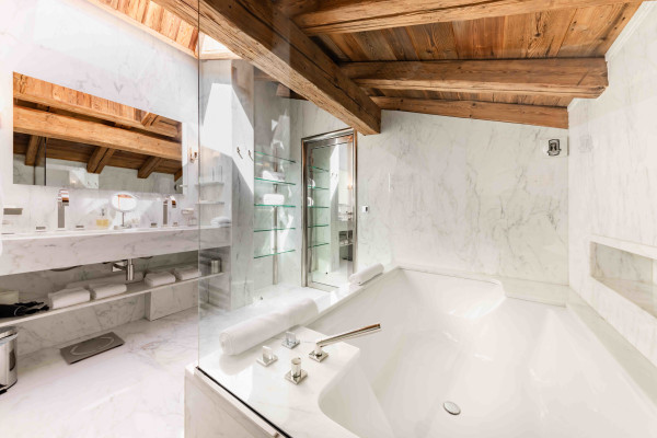 villa in Megeve : Rent exceptional Chalet with view of Mont Blanc - Photo 18