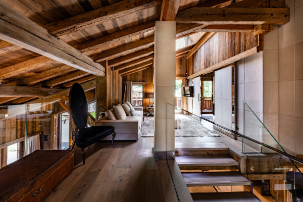 villa in Megeve : Rent exceptional Chalet with view of Mont Blanc - Photo 13