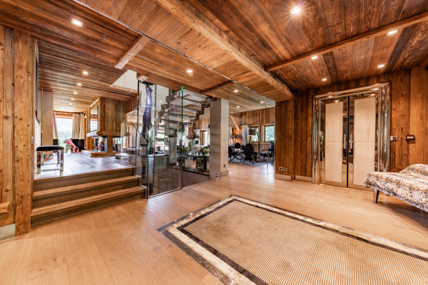 villa in Megeve : Rent exceptional Chalet with view of Mont Blanc - Photo 16